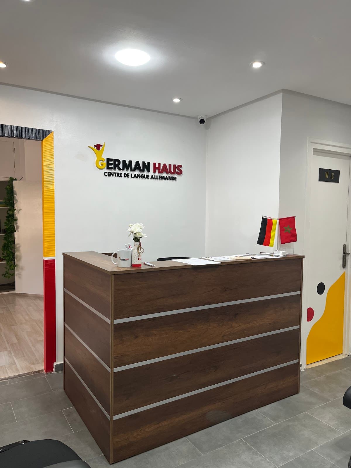 L’accueil de German Haus à Rabat Hassan